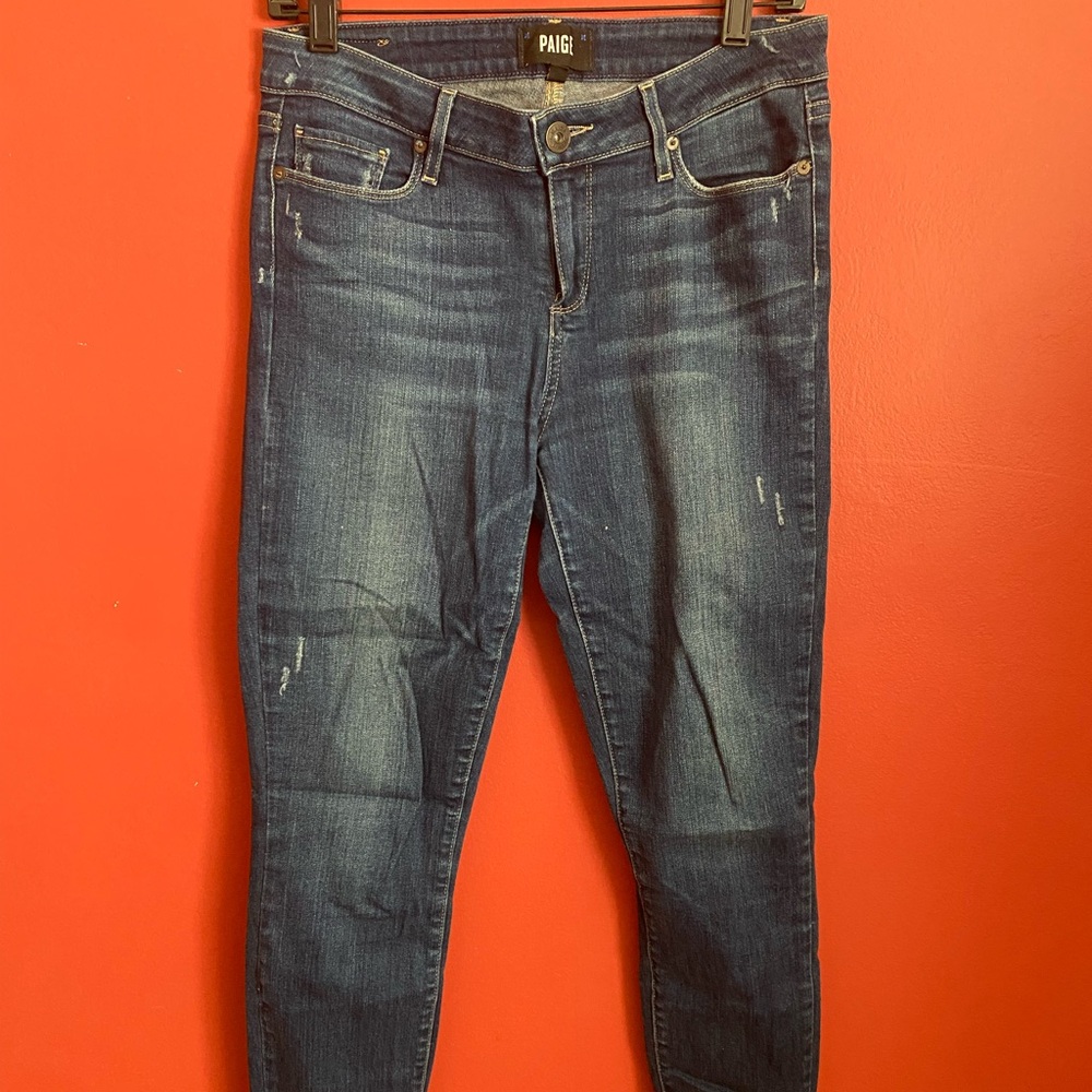 PAIGE JEANS verdugo ankle skinny stretch